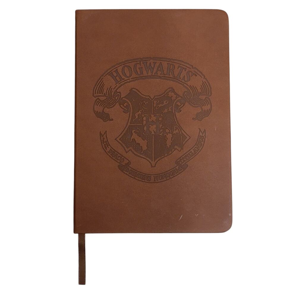 Harry Potter Journal CultureFly Faux Leather Brown Blank Bookmark Diary Notebook